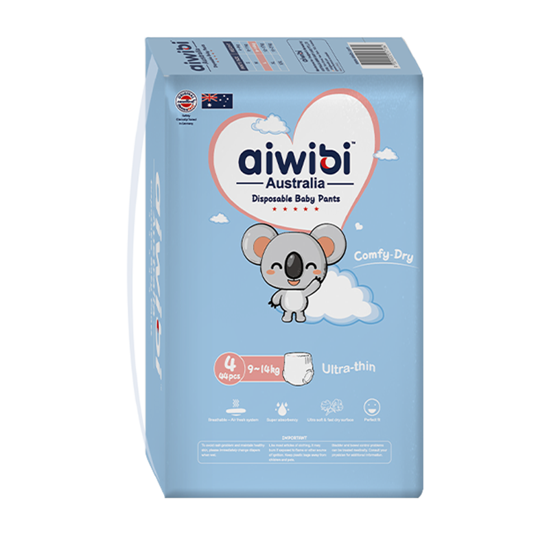 Aiwibi Comfy Dry Baby Pants, Size L, 44Pcs